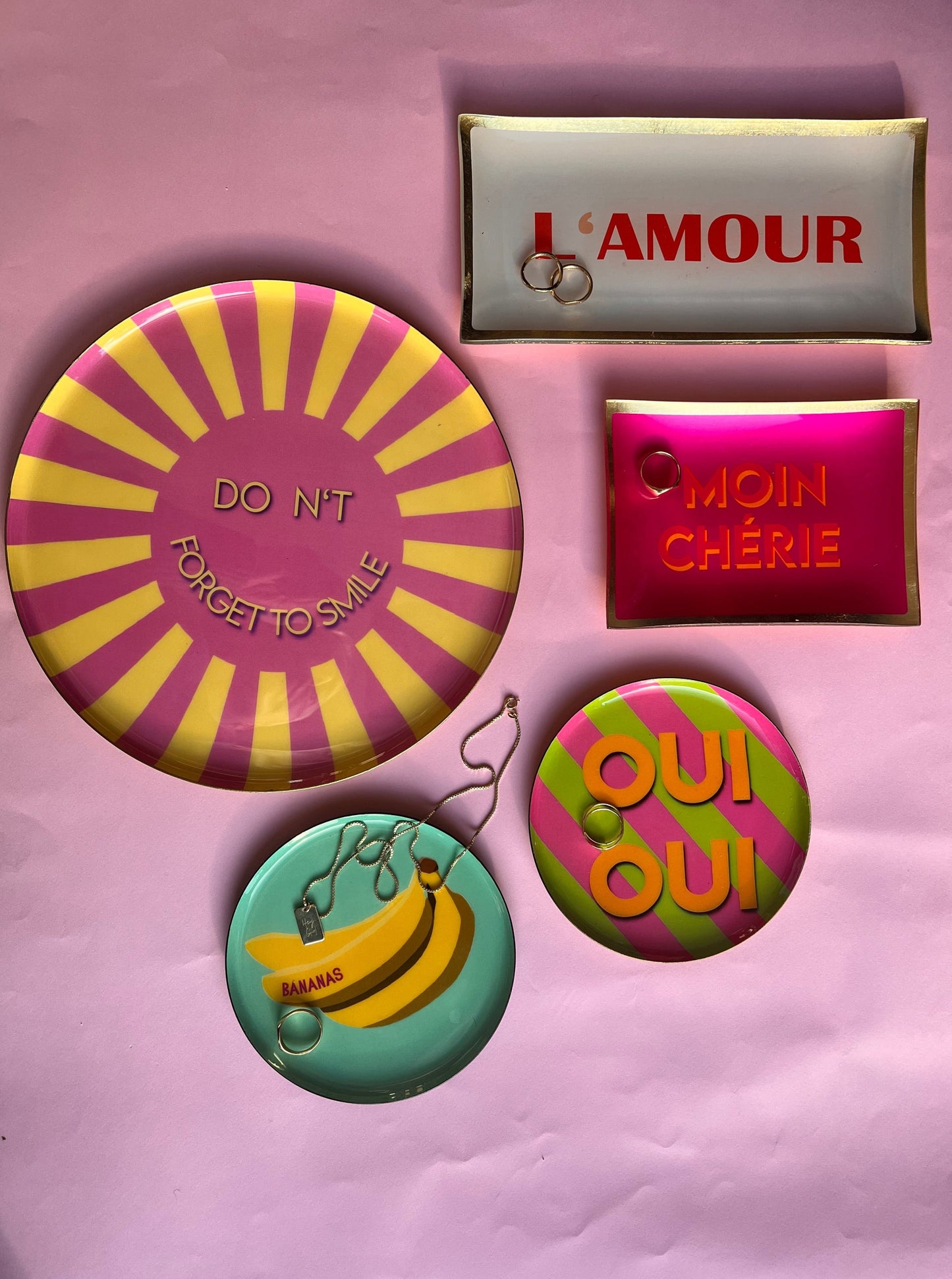 Schmuckschalen Love Plates von Hey Jules