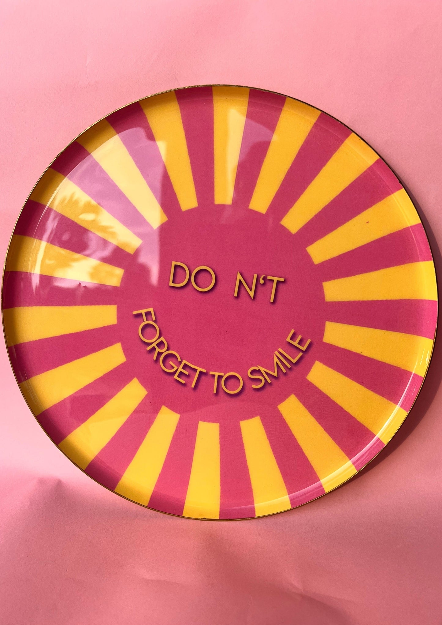 Love Plate Don´t forget to smiley von Hey Jules