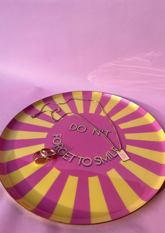 Love Plate Don´t forget to smiley von Hey Jules