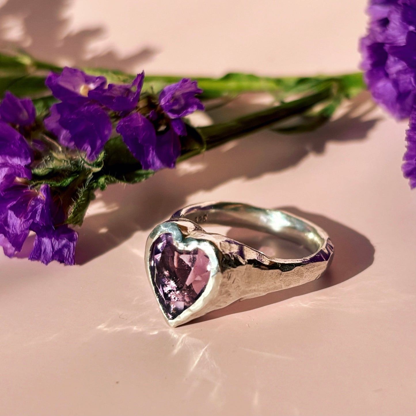 Hey Amour Ring Silber