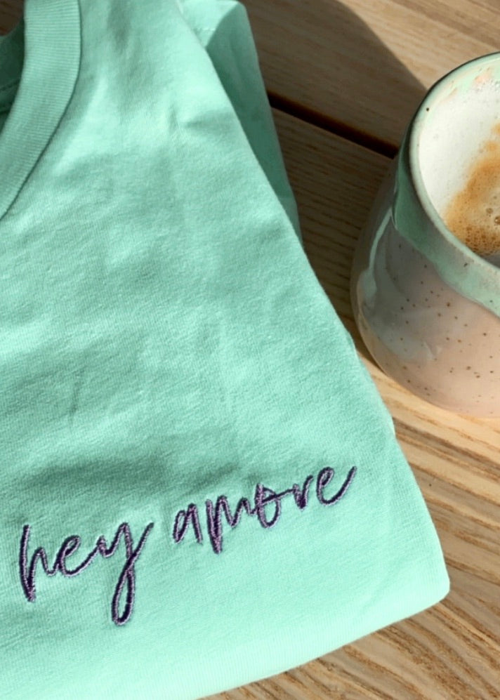 Hey Amore - Türkis - 50% Sommer Rabatt im Warenkorb