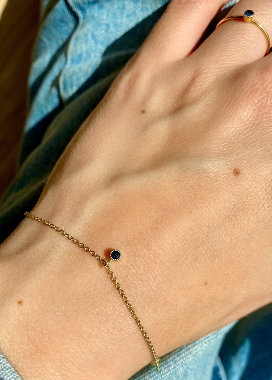 Hey Boy Anhänger Saphir - Einzelstück