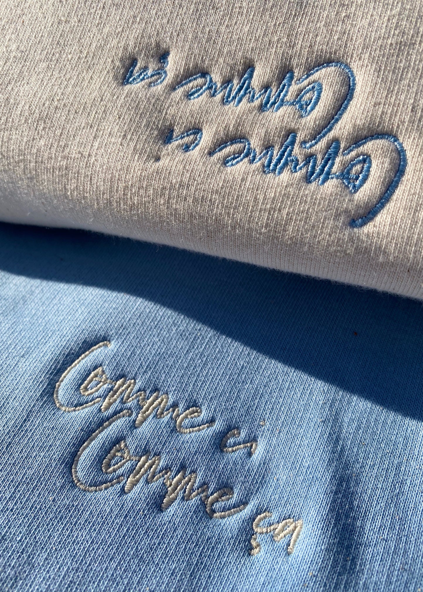 Comme ci comme ça - Hoodie Hellblau