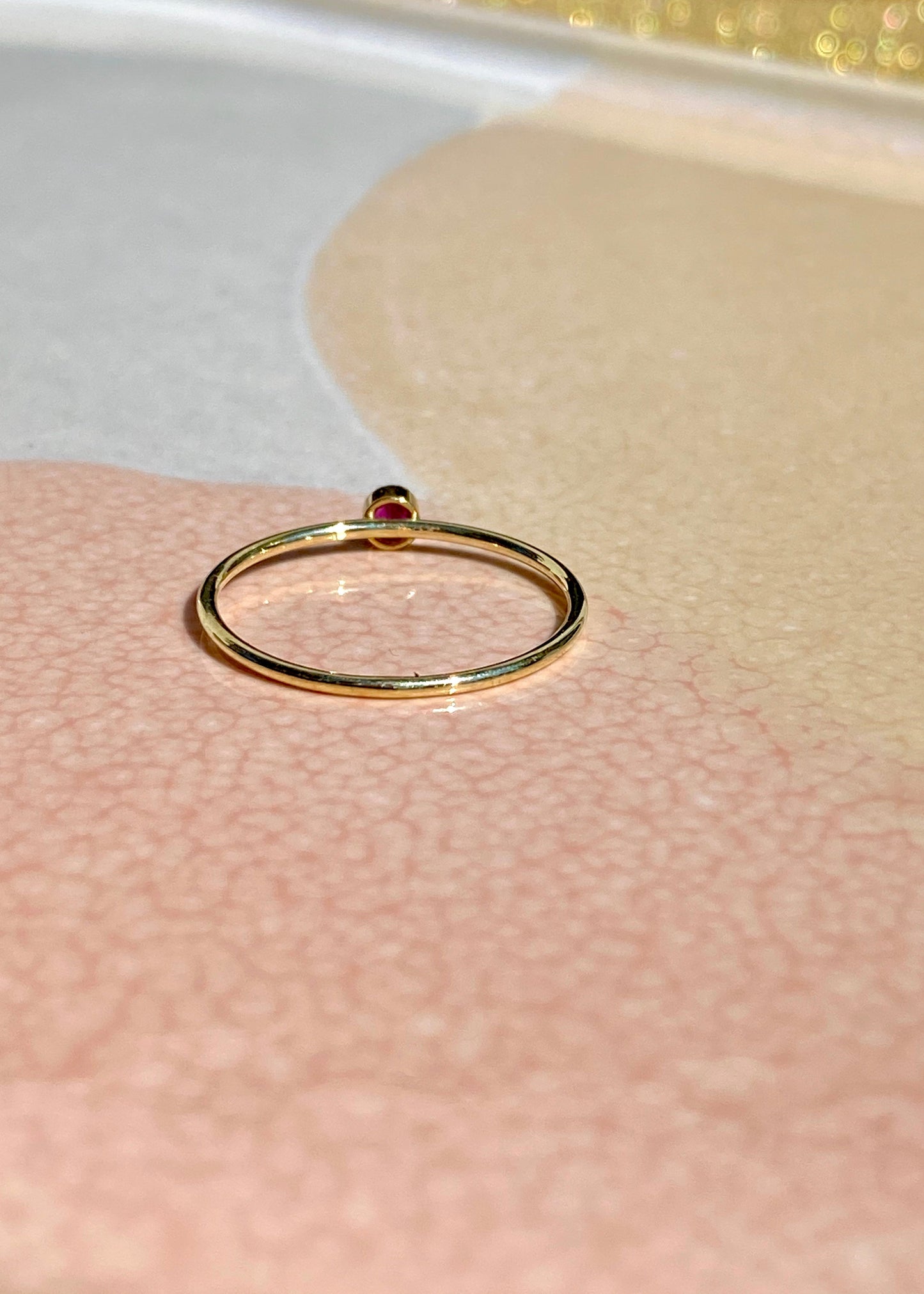 Hey Girl Ring mit Rubin